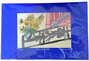 Original Artwork Carolyn Audet Sunflowers 2005 Tasmanian Artwork - Imagen 1 de 9