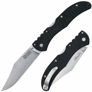 COLD STEEL Range Boss Lockback Knife 4034 Stainless Steel & Black Zy-Ex 20KR5 - Picture 1 of 1