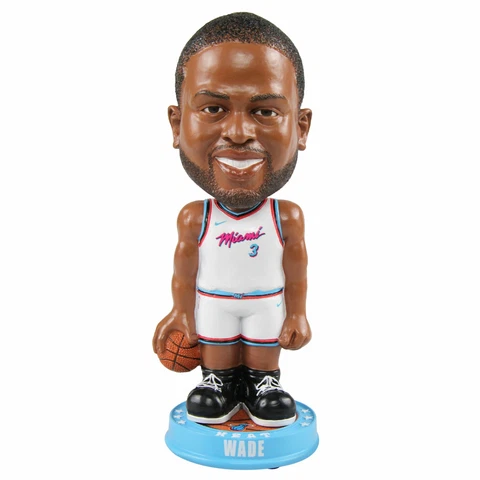 Dwayne Wade Miami Heat Knucklehead Big Head Bobblehead NBA Cover