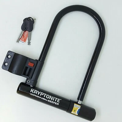 Kryptonite Keeper Original Standard U-Lock with bracket Sold Secure Bronze - Image 1 of 4