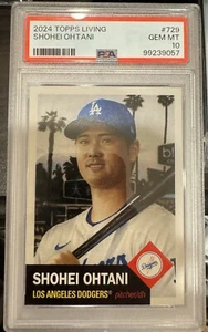 2024 Topps Living Shohei Ohtani #729 PSA 10 “GEM-MT” Los Angeles Dodgers MVP - Picture 1 of 1