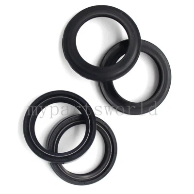 For Kawasaki Fork Dust Wiper and Oil Seal Set BJ250 EJ650 W650 ZR250 Balius-II - Изображение 1 из 4