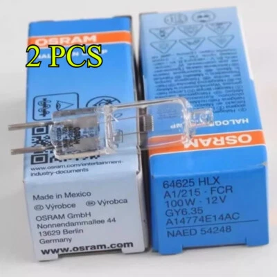  2 PCS OSRAM 64625 12V 100W Medical Light Microscope Slit Lamp  - Image 1 of 4