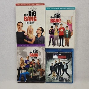 The Big Bang Theory -Season 1 To 4 (DVD & Blu-Ray Warner Home Video) Box Set Lot - Picture 1 of 10