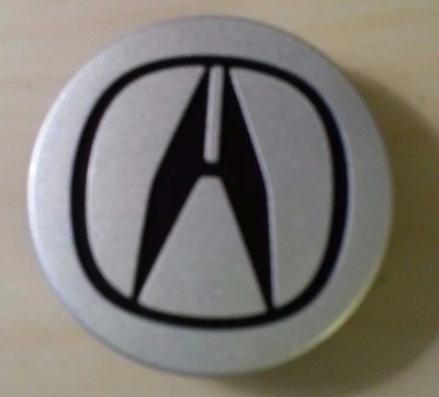 44732-S6M-A01 OEM ACURA TSX RSX TL MDX CL WHEEL CENTER CAP "A" LOGO SILVER - Image 1 of 2