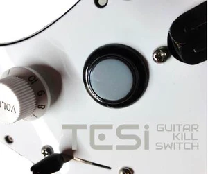 Tesi DITO Snap-in 24MM Guitar Arcade Button Kill Switch Translucent Black - Imagen 1 de 3