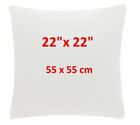 2 PACK of- 22" Inch Luxury Cushions Sofa Pads  Inners 30% off  RRP  55x 55 cm 