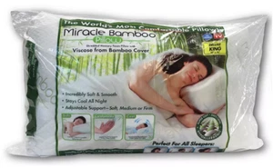 Almohada Miracle Bamboo 3 en 1 Hecha con Viscosa de Bambú - Rey Hipoalergénico - Imagen 1 de 1