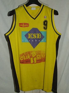 MAGLIA SHIRT MAILLOT CANOTTA BASKET SPORT MATCH WORN DUKA GJINI n°9  - Foto 1 di 1
