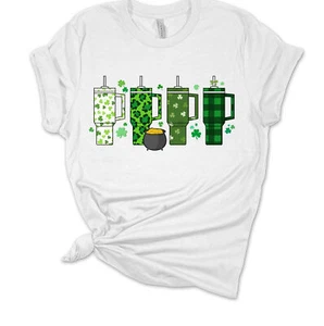 Womens St. Patrick's Day Tshirt Saint Paddys Day Tublers Short Sleeve T-shirt - Picture 1 of 1