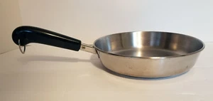Vintage Revere Ware 1801 Stainless Steel Tri Ply 9” Skillet Frying Pan 86-A - Picture 1 of 9