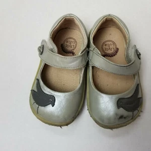 Livie Luca Htf Pio Pio Silver Shoe 5T Toddler Play Condition - Picture 1 of 6