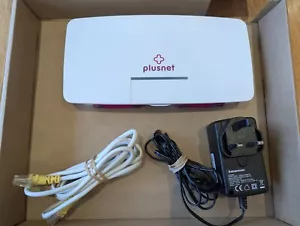 Plusnet Hub One Broadband Router bundle, power cable, ethernet cable - Picture 1 of 2