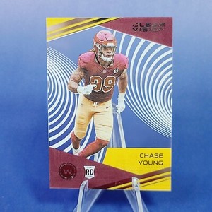 Chase Young ROOKIE PANINI SP HTF CLEAR VISION ROOKIE CARD - MINT