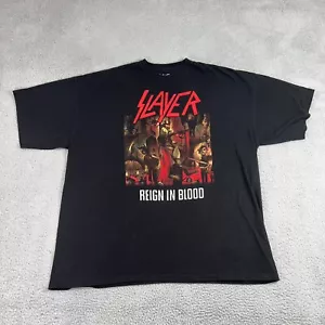 Slayer Shirt Mens XXXL Reign In Blood Tee T-shirt 3XLarge Black - Picture 1 of 8