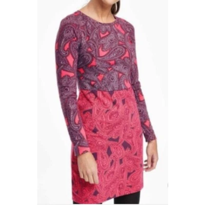 Boden Womens Dress Tunic Retro Hotchpotch Tunic Paisley soft Size 10L - Image 1 of 4