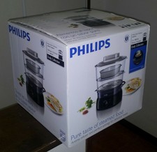 PHILIPS Vaporiera Elettrica - 900W a 2 livelli con infusore spezie - HD9116/00