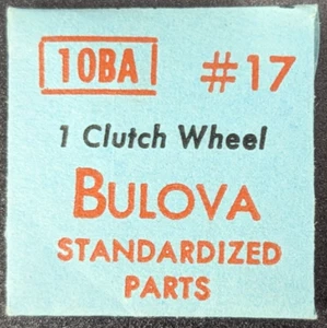 NOS NEW Genuine Bulova Cal. 10BA - Clutch Wheel - Vintage Watch Part #17 - Bild 1 von 2