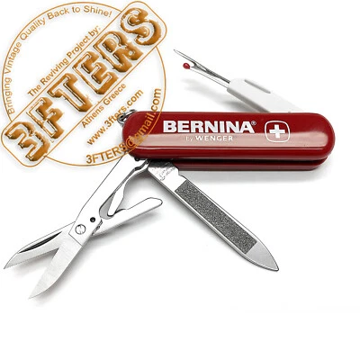 BERNINA WENGER VICTORINOX Máquina de Coser Navaja de Bolsillo Suiza Mini Descatalogada Foto 1 de 4