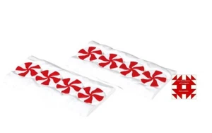 LEMAX SUGAR 'N SPICE VILLAGE CANDY CANE LANE STRAIGHT ROAD, SET OF 2 # 74206 NIP - Picture 1 of 1
