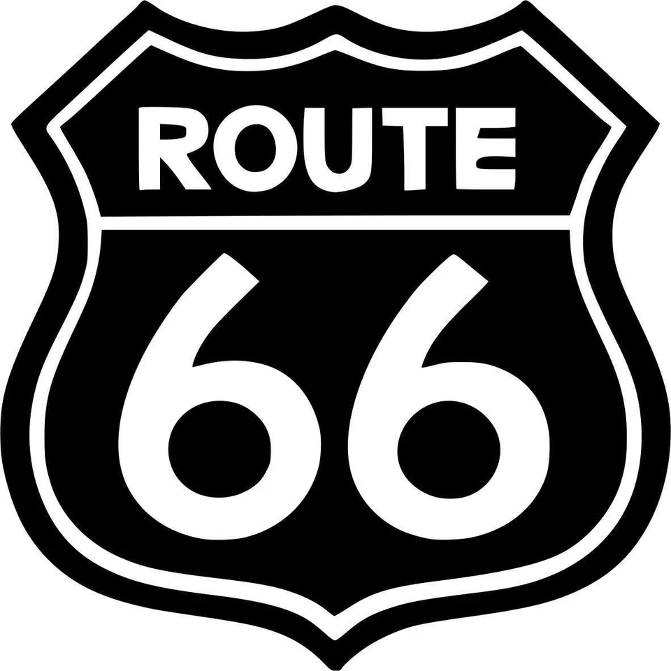 Route 66 adesivo stickers decorazioni auto moto casa riproduzione