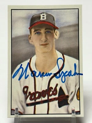 WARREN SPAHN 1982 DIAMOND CLASSICS #30 AUTOGRAPHED - Image 1 of 2