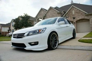 Fits 13-15 Honda Accord 4Dr  4PC Front+rear Lip Underbody Spoiler painted  - Picture 1 of 11