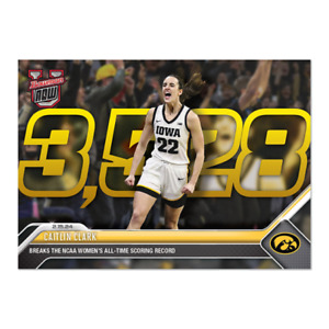 Caitlin Clark - 2023-24 Bowman U Now Basketball Card 49 UNIVERSITY OF IOWA PRESA