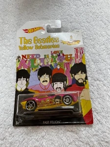 Hot Wheels The Beatles Yellow Submarine Fast Felion Ringo Starr - Picture 1 of 1