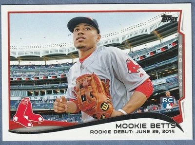 2014 Topps Update Rookie Debut Mookie Betts #US-301 (RC) DODGERS RED SOX - Image 1 of 2