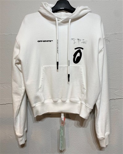 OFF WHITE Felpa con cappuccio uomo bianco sporco 5362670848 16846893