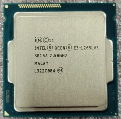 Intel Xeon E3-1265L V3 CPU Processor LGA1150 45W 22nm 2.5 GHz Quad-Core - Image 1 of 2