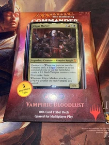 Commander 2017 New Sealed Deck Mtg Vampiric Bloodlust - Picture 1 of 1