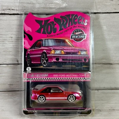 Ford Mustang Cobra R 1993 RLC rosa Hot Wheels - nuevo Foto 1 de 4