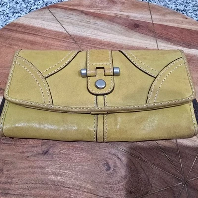 Fossil Fifty Four mustard wallet - Image 1 of 4
