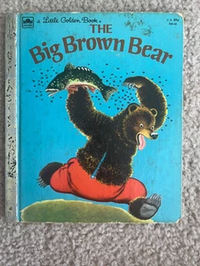 Vintage LITTLE GOLDEN BOOK The Big Brown Bear - Picture 1 of 4