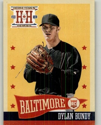 2013 Panini Hometown Heroes Dylan Bundy Rookie #128 RC Baltimore Orioles - Image 1 of 2