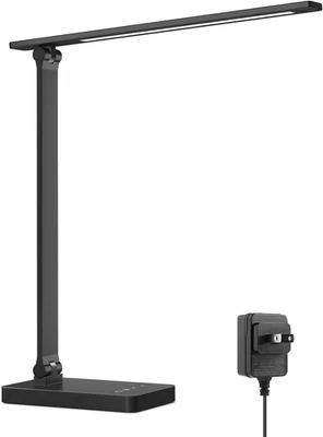 Lámpara de Escritorio LED para Oficina en Hogar, 9.5W 750LM Metal Control Táctil Luz de Escritorio, 5 Colores Foto 1 de 4