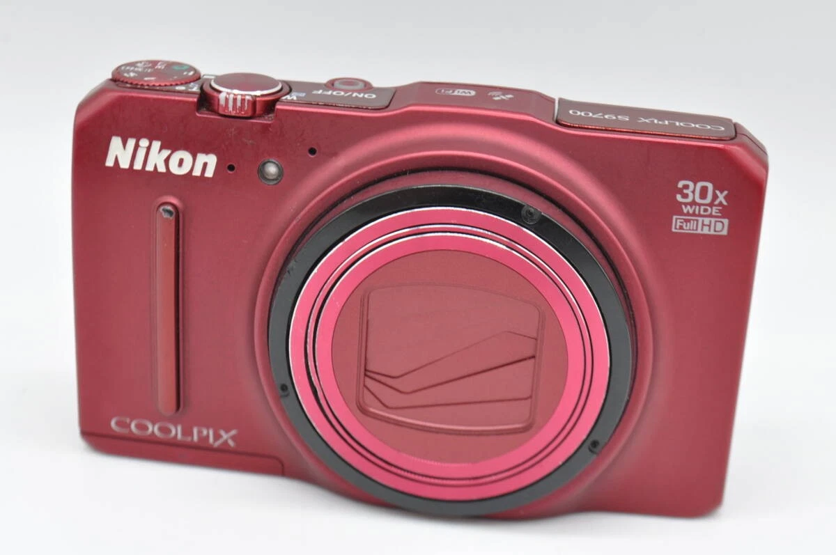 【美品】ニコン Nikon COOLPIX S9700 レッド コンデジ Nikon COOLPIX S9700 Digital Camera (Red) 26470 B&H Photo Video