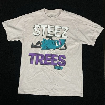 Neff Camiseta Hombre Steez Crece En Árboles Mediana M Gris Multicolor Patín Calle Foto 1 de 4