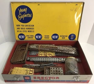 Vintage Gilbert Erector The Rocket Launcher Teile #10053 ohne Motor *LESEN* - Bild 1 von 14