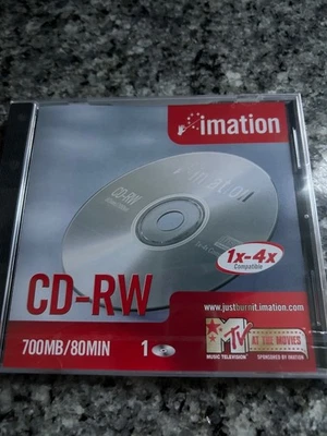 New Imation CD-RW 700Mb 80Min 5 Discs All Sealed - Image 1 of 2