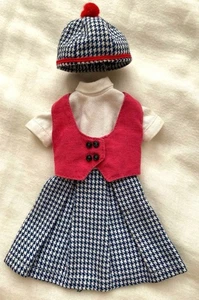 Ideal Tammy Doll Outfit Set Vestito Gilet Cappello Giocattolo Vintage Moda Da Collezione - Foto 1 di 5