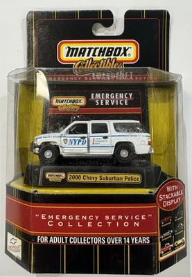 Matchbox Collectibles Emergency Service 2000 Chevy Suburban NYPD Police 1:64 NIB - Image 1 of 4
