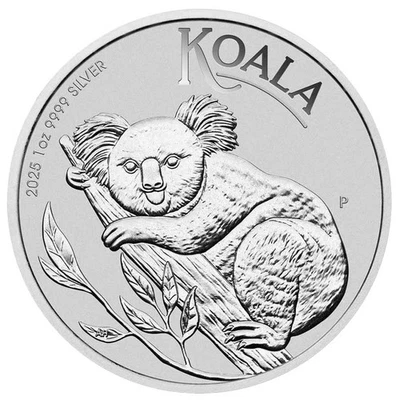 Koala australiano de plata 2025 $1 1 oz brillante sin circular Foto 1 de 3