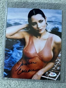 Foto autógrafa firmada por Barbara Carrera PSA ADN certificado de autenticidad 8x10 James Bond - Imagen 1 de 2