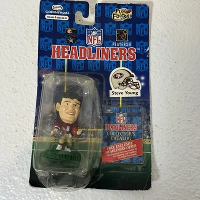 Steve Young 1996 NFL Headliners Figure San Francisco 49ers Collectible 2.5" - Image 1 of 4