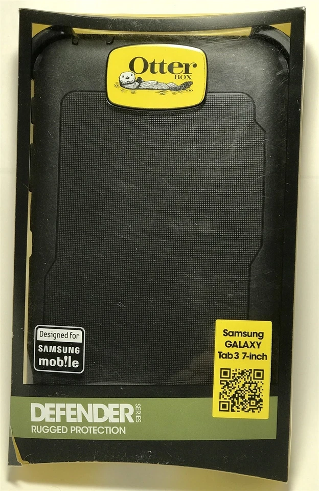 Otterbox 77-31657 Defender Case for the Samsung Galaxy Tab 3 7-inch Screen,Black - Image 1 of 4