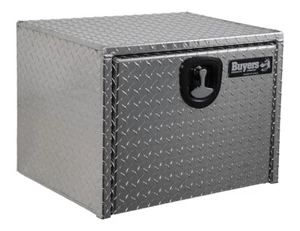 Buyers Diamond Tread Aluminum 18" X 18" X 24" Underbody ToolBox - 1705100 - Picture 1 of 8