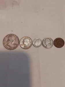1961 year set of 5 coins - Picture 1 of 2